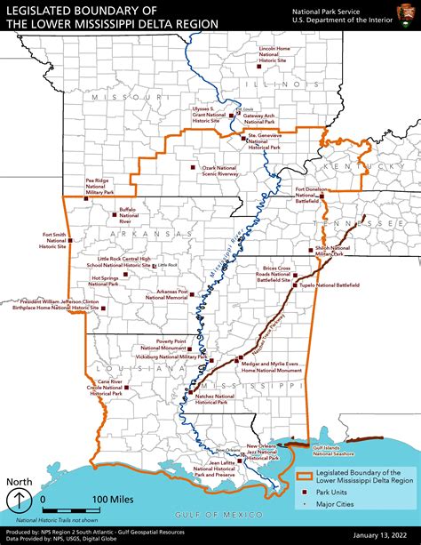 Mississippi Delta Map