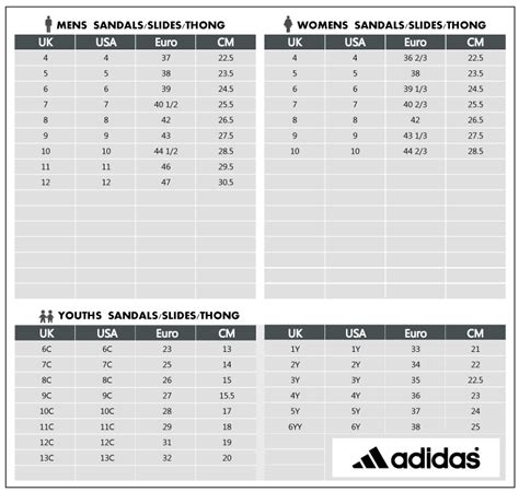 Adidas Yeezy Size Chart - Greenbushfarm.com