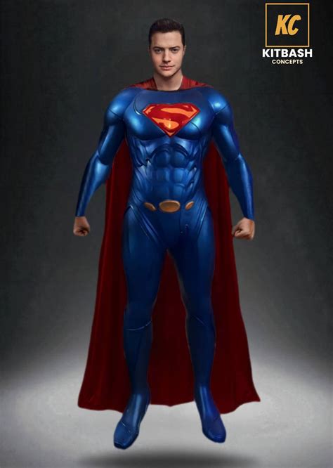 Brendan Fraser as Superman (2000s) by KitBashConcepts on DeviantArt