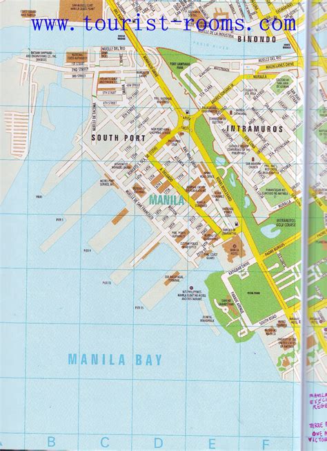 MAP OF THE CONDOMINIUM APARTMENTS OF WWW.TOURIST-ROOMS.COM IN ERMITA REGION