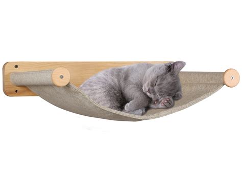 Buy Cat Hammocks Wall ed for Indoor Cats - Wooden Floating Cat Shelves ...