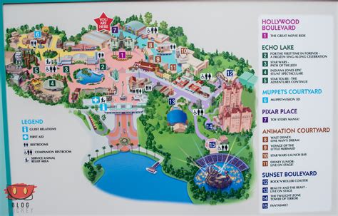 New in-park maps at Hollywood Studios - Blog Mickey