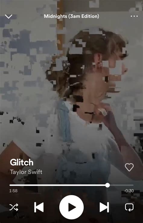 Spotify artwork for "Glitch." Remember this TikTok? : r/TaylorSwift