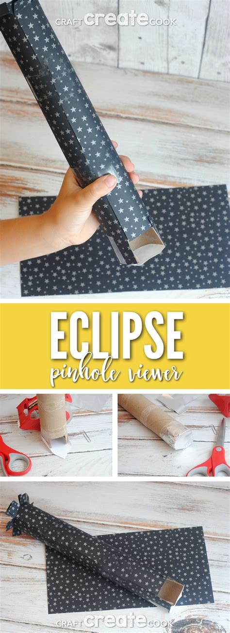 DIY Eclipse Pinhole Viewer - Craft Create Cook