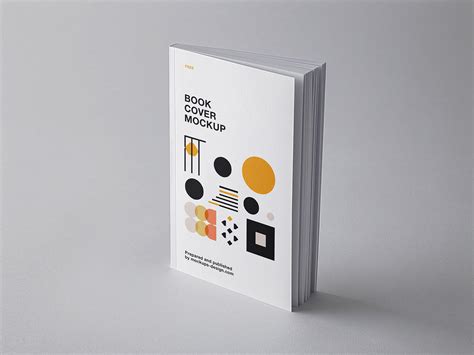 Free standing book cover mockup - Mockups Design