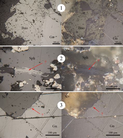 Another questions regarding minerals under reflected light microscope ...