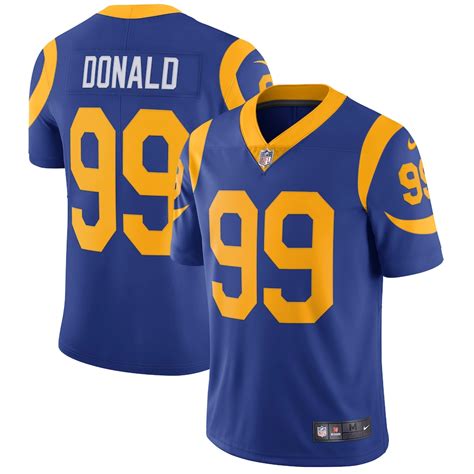 Men's Nike Aaron Donald Royal Los Angeles Rams Vapor Untouchable ...