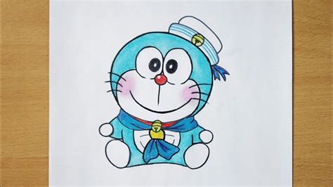 how to draw Doraemon step by step // For Kids // very easy. - YouTube