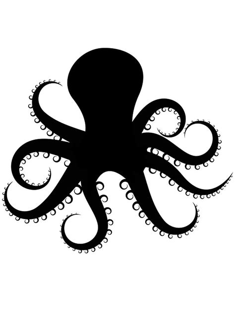 "Octopus Silhouette " Stickers by mrrodriguez | Redbubble