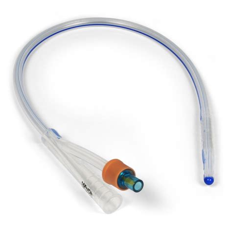 Silicone Foley Catheters, Standard, 12FR /5-10cc (10/bx) — MedStockUSA.com