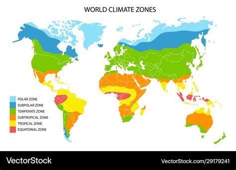 Map Showing Climate Zones Images, Photos | Mungfali