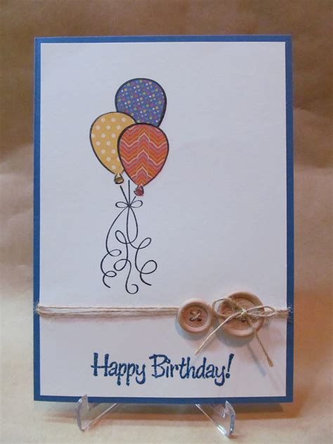 Savvy Handmade Cards: Balloons Birthday Card