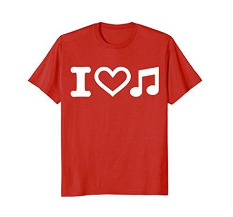 I love music note T-Shirt | Shirts, T shirt, Tshirt designs