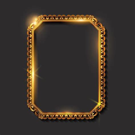 Decorative vintage golden frames and borders 545115 Vector Art at Vecteezy