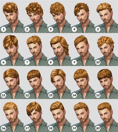 Maxis Match CC World | Sims 4 hair male, Sims 4 characters, Sims 4