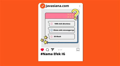 46+ Nama Efek Instagram Terbaru yang Lagi Hitz dan Viral (2024)