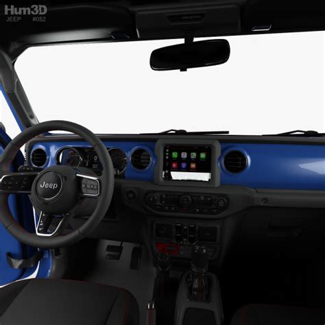 Jeep Wrangler 4-door Unlimited Rubicon with HQ interior 2020 3D model ...