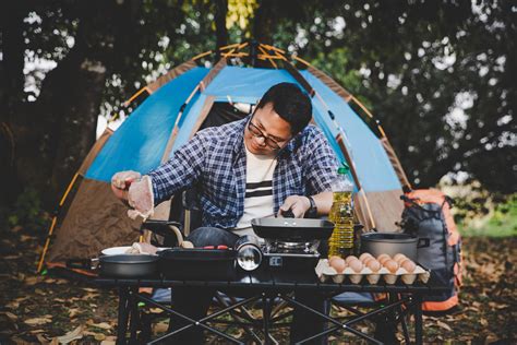 Man On Camping Holiday 9346224 Stock Photo at Vecteezy