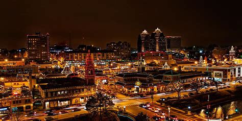 Kansas City Country Club Plaza Christmas Lights Photograph by Alan Hutchins