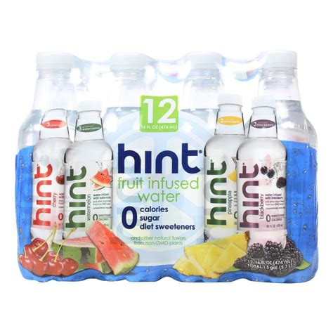 Hint Water - Flavored Water Blue Variety Pack – Healthy Snack Solutions