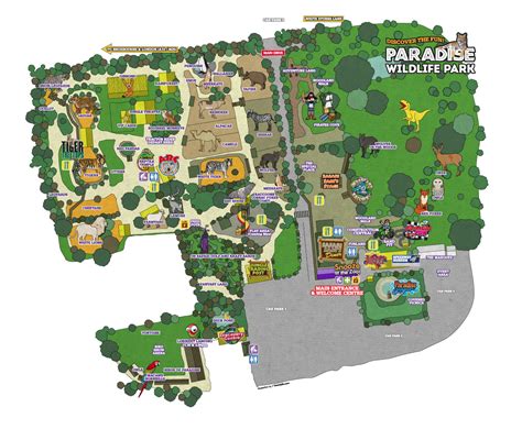 Zoo Wildlife Park Map