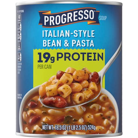 Progresso Protein Italian Style Bean & Pasta Soup - Shop Soups & chili ...