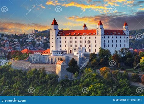 Bratislava Castle Or Bratislavsky Hrad Is The Main Castle Of Bratislava ...