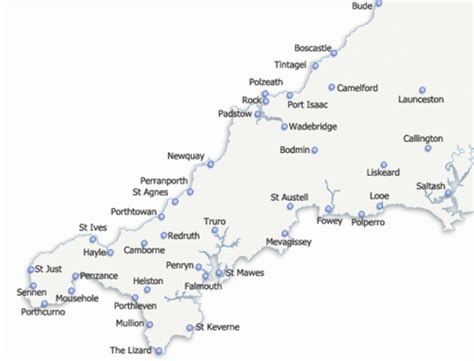 Cornwall Map | Cornwall Guide