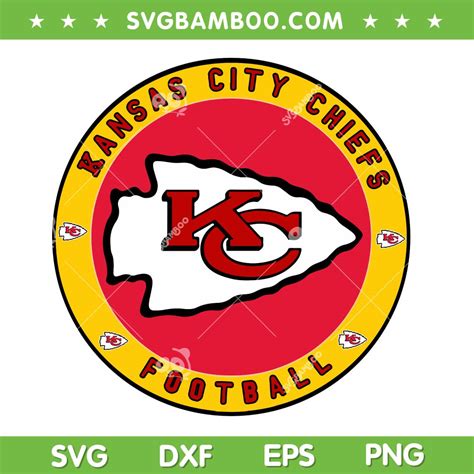 Kansas City Chiefs Football Logo SVG PNG