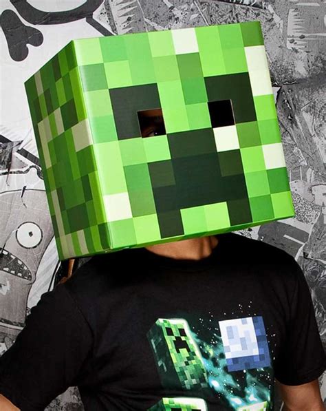 Minecraft Steve Head Costume