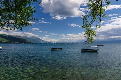 Ohrid Lake and the beaches editorial image. Image of summer - 102792675