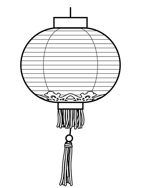 Chinese New Year Lantern Coloring Pages