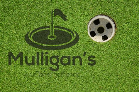 mulligans logo on green - Mulligan's - your local golf shop