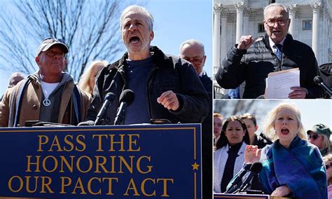 Jon Stewart gives fiery speech demanding veterans exposed to toxic ...