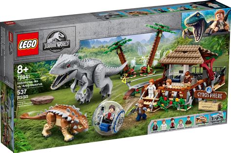 LEGO 75941 Jurassic World Indominus Rex kontra ankylozaur - porównaj ...