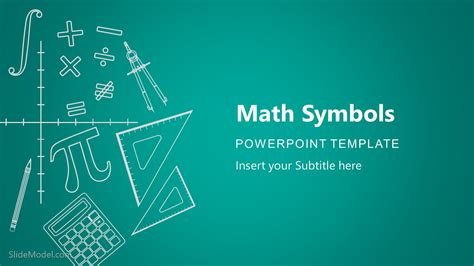 Math Symbols PowerPoint Template - SlideModel