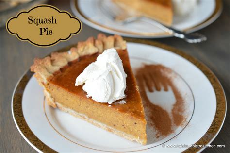 Squash Pie - My Island Bistro Kitchen