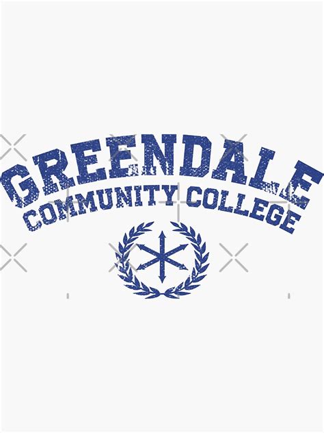 "Greendale Community College" Sticker by Eros31011986 | Redbubble