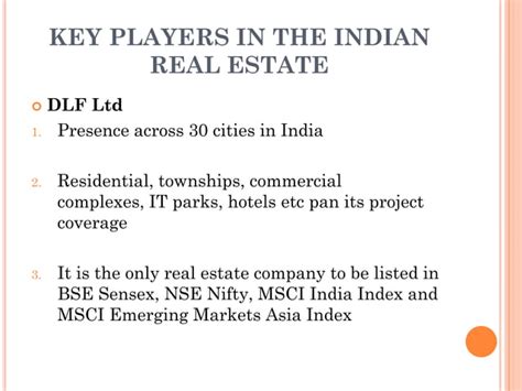 Industry analysis of the real estate sector