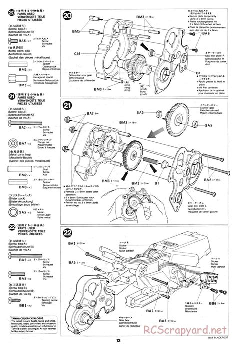 Tamiya - 58058 - Manual • Blackfoot • RCScrapyard - Radio Controlled ...