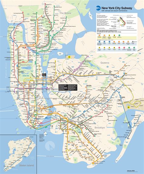 Subway Map Nyc 2024 - Edin Nettle