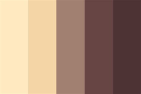 Caramel Chocolate Color Palette