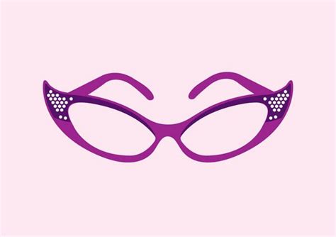 Cat Eye Glasses Clipart