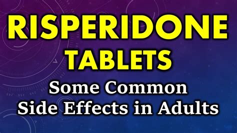 Risperidone side effects | common side effects of risperidone tablets ...