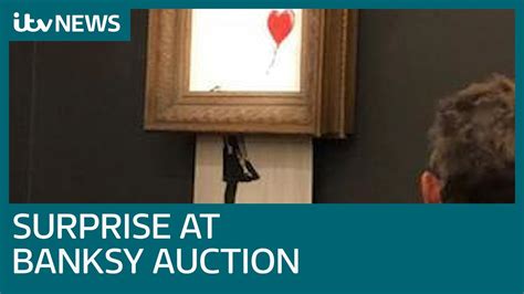 Banksy 'prank' sees £1 million artwork shredded | ITV News - YouTube