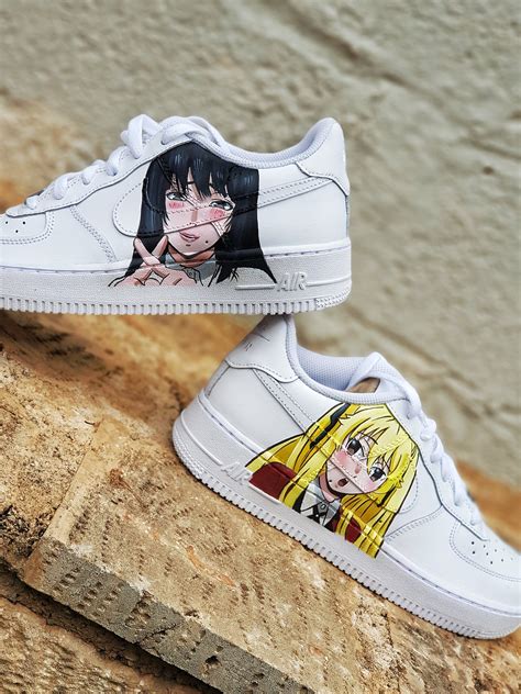 Custom Nike shoes/ Custom Kakegurui Shoes/ Hand painted | Etsy