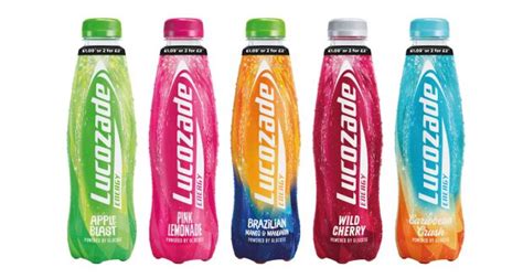 Lucozade Energy refreshes flavours range packaging