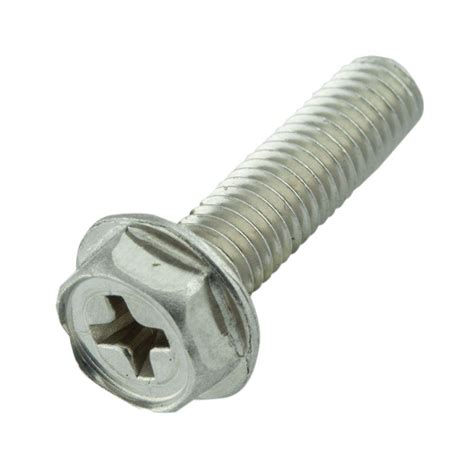 Crown Bolt 1/4 in.-20 x 1-1/2 in. Phillips Hex-Head Machine Screws (10 ...