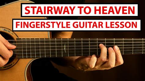 Stairway To Heaven Guitar Lessons Fingerpicking Guitar Sheet Music