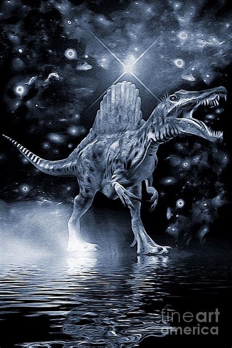 Spinosaurus Dinosaur Digital Artwork 02 Digital Art by Douglas Brown